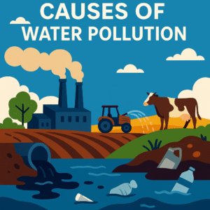 Causes of water pollution